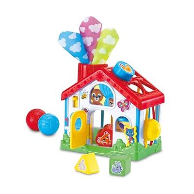 LeapFrog 4-in-1 Discovery House, Early Learning Toy for Preschoolers and Toddlers, Colours, Shapes, Sensory Exploration, Fine Motor Skills, For Ages 6, 12, 18 Months +, English Version LeapFrog 4-in-1 Discovery House, Early Learning Toy for Preschoolers and Toddlers, Colours, Shapes, Sensory Exploration, Fine Motor Skills, For Ages 6, 12, 18 Months +, English Version