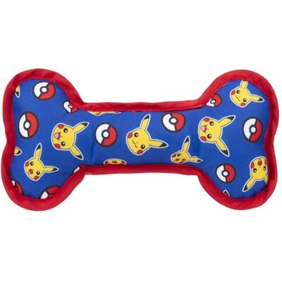 Pokémon JAZ PET TOYS Plush Squeaky Bone 8-inch Plush Bone with Printed Design and Squeaker Pokémon JAZ PET TOYS Plush Squeaky Bone 8-inch Plush Bone with Printed Design and Squeaker