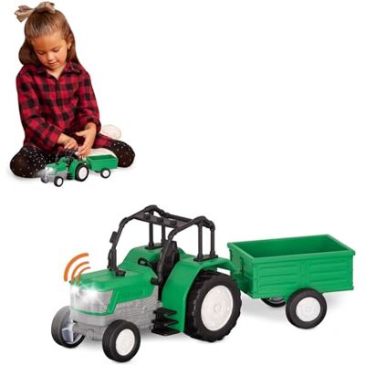 Driven by Battat – 7-Inch Tractor Toy with Lights & Sounds, Movable Parts, Farm Vehicle for Boys & Girls, Durable Design, Realistic Details, Gift 3+ Years Toy for Kids Driven by Battat – 7-Inch Tractor Toy with Lights & Sounds, Movable Parts, Farm Vehicle for Boys & Girls, Durable Design, Realistic Details, Gift 3+ Years Toy for Kids