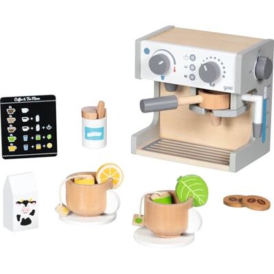 Goki Coffee & Tea Station: 18.7 x 12 x 17.5 cm, Wood, 16 Pieces, per Piece Goki Coffee & Tea Station: 18.7 x 12 x 17.5 cm, Wood, 16 Pieces, per Piece