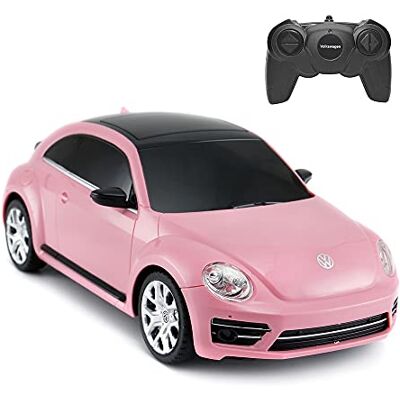 RASTAR Rc Beetle Volkswagen, 1:24 Scale Kids Remote Control Racing car, Pink Rc Toy Car for Kids Girls Toddlers. RASTAR Rc Beetle Volkswagen, 1:24 Scale Kids Remote Control Racing car, Pink Rc Toy Car for Kids Girls Toddlers.
