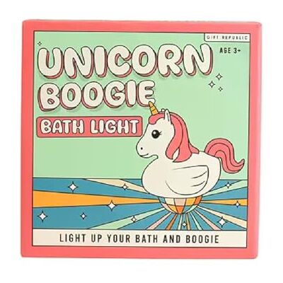 Gift Republic Unicorn Boogie Bath Light – LED Underwater Disco Bath Toy for Kids 3+, Colour Changing Bath Time Light Up Toy Gift Republic Unicorn Boogie Bath Light – LED Underwater Disco Bath Toy for Kids 3+, Colour Changing Bath Time Light Up Toy