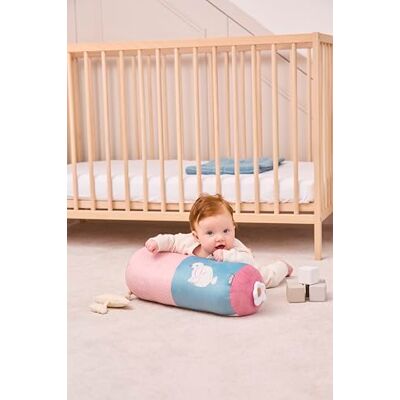 Nuby Little Hops & Raindrops Tummy Time Pillow with Sensory Rattle Baby Mirror Encourages Upper Body Development Suitable from Birth Nuby Little Hops & Raindrops Tummy Time Pillow with Sensory Rattle Baby Mirror Encourages Upper Body Development Suitable from Birth