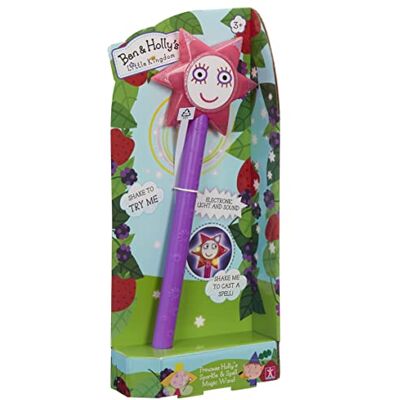 Ben & Holly Sparkle & Spell Wand with sounds & speech, 's little kingdom, interactive toy, imaginative play Ben & Holly Sparkle & Spell Wand with sounds & speech, 's little kingdom, interactive toy, imaginative play