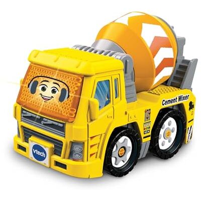 VTech Toot-Toot Drivers Cement Mixer, Toy Car for 1 Year Old, Pretend Play Vehicle with Lights and Sounds, Interactive Toddlers Toy for 12 Months, 2, 3, 4 plus, English Version VTech Toot-Toot Drivers Cement Mixer, Toy Car for 1 Year Old, Pretend Play Vehicle with Lights and Sounds, Interactive Toddlers Toy for 12 Months, 2, 3, 4 plus, English Version