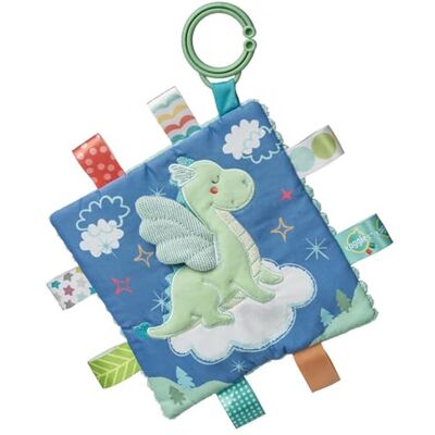 Taggies Mary Meyer,41641M, Baby Toy Crinkle Me with Squeaker & 8 Interactive Sensory Tags, 6.5" x 6.5", Drax Dragon Taggies Mary Meyer,41641M, Baby Toy Crinkle Me with Squeaker & 8 Interactive Sensory Tags, 6.5" x 6.5", Drax Dragon