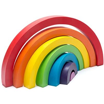 best years original by design Natural Rubber Rainbow Toy Handmade best years original by design Natural Rubber Rainbow Toy Handmade