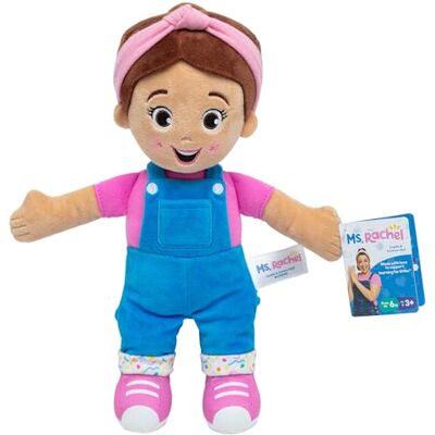 Ms. Rachel Official Cuddle & Comfort Doll, 11” Premium Plush Baby Toy, Toddler Toys for Girls & Boys for Ages 6 Months to 3+ Ms. Rachel Official Cuddle & Comfort Doll, 11” Premium Plush Baby Toy, Toddler Toys for Girls & Boys for Ages 6 Months to 3+