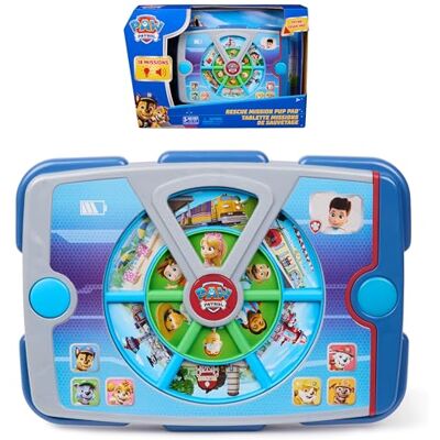 Paw Patrol Academy Rescue Mission Pup Pad, Interactive Toy with Lights, Sounds and Music, Pretend Play Kids Toys for Boys and Girls Ages 3 and Up Paw Patrol Academy Rescue Mission Pup Pad, Interactive Toy with Lights, Sounds and Music, Pretend Play Kids Toys for Boys and Girls Ages 3 and Up