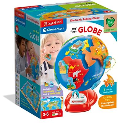Clementoni - First Interactive Digital Globe for Curious Kids: Educational Learning Toy with Sounds & Quizzes (36+ Months) Clementoni - First Interactive Digital Globe for Curious Kids: Educational Learning Toy with Sounds & Quizzes (36+ Months)