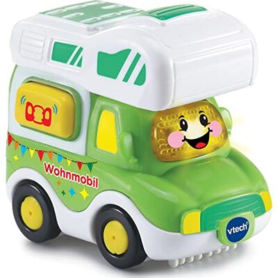 VTech Baby Vtech Tut Tut Baby Flitzer Toy Car with Music, Light Button, Exciting Phrases and Sounds for Children 1 to 5 Years Old Multicolor, German VTech Baby Vtech Tut Tut Baby Flitzer Toy Car with Music, Light Button, Exciting Phrases and Sounds for Children 1 to 5 Years Old Multicolor, German