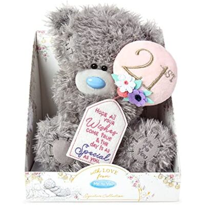 Me To You Bear 9" 21st Birthday, Grey Me To You Bear 9" 21st Birthday, Grey