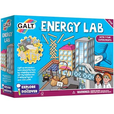 Galt Energy Lab Explore & Discover Kids Science Kit, 7 Fun Experiments for Children, Physics Experiment Activity Set National Curriculum Compatible STEM Toys Gifts for Boys & Girls Ages 8 + Galt Energy Lab Explore & Discover Kids Science Kit, 7 Fun Experiments for Children, Physics Experiment Activity Set National Curriculum Compatible STEM Toys Gifts for Boys & Girls Ages 8 +