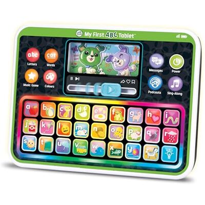 LeapFrog My First ABC Tablet™, Includes 26 Interactive Keys, 4 Learning Modes, Learn Alphabet, Numbers & Animals, 250+ Sounds & Phrases, Suitable for Ages 12, 18, 24 Months+, English Version LeapFrog My First ABC Tablet™, Includes 26 Interactive Keys, 4 Learning Modes, Learn Alphabet, Numbers & Animals, 250+ Sounds & Phrases, Suitable for Ages 12, 18, 24 Months+, English Version