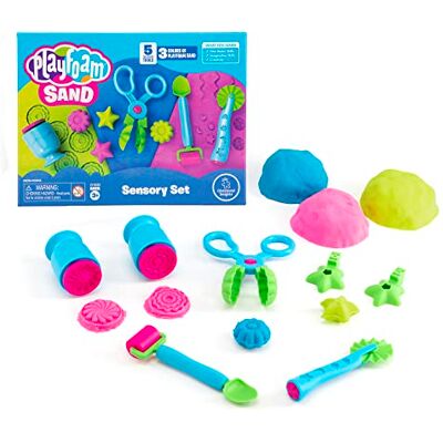 Educational Insights Learning Resources Playfoam Sand Sensory Set, Play Sand Toy w/ 3 Colours& 5 Tools, Play Sand for Squishing, Mixing & Moulding, Toddlers Classroom, Gifts For Kids Boys Girls Ages 3+, Multicolor (2232) Educational Insights Learning Resources Playfoam Sand Sensory Set, Play Sand Toy w/ 3 Colours& 5 Tools, Play Sand for Squishing, Mixing & Moulding, Toddlers Classroom, Gifts For Kids Boys Girls Ages 3+, Multicolor (2232)
