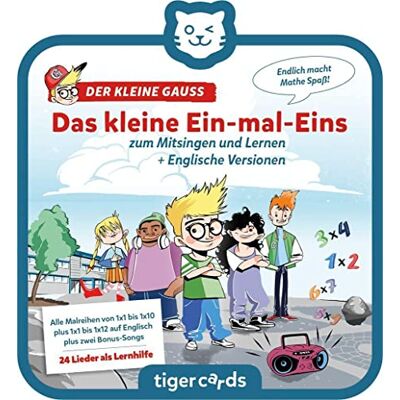 tigermedia tigercard The Little Gauss One Time One Songs Children's Songs Learning School Maths Tigerbox Music Box Portable Speaker Audio Play Audio Book tigermedia tigercard The Little Gauss One Time One Songs Children's Songs Learning School Maths Tigerbox Music Box Portable Speaker Audio Play Audio Book