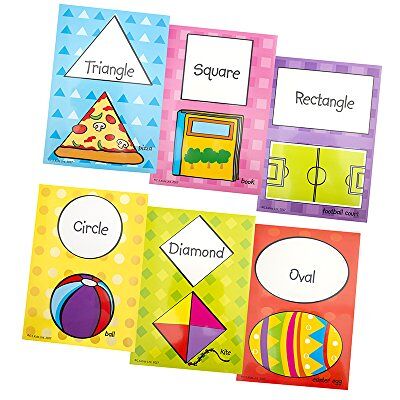C.S.KIDS C.S. Kids Shape Learning Cards for Kids, Teacher and Parent Educational Cards Basic Shapes Flashcards (Pack of 6) PP03 C.S.KIDS C.S. Kids Shape Learning Cards for Kids, Teacher and Parent Educational Cards Basic Shapes Flashcards (Pack of 6) PP03