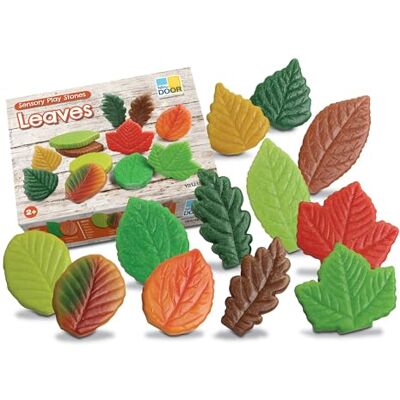 Yellow Door Sensory Play Stones Leaves Set of 12 Realistic Toy Leaf For Kids Age 2 3 4 5 Small World Pretend Play Learn About Seasons Early Educational Learning Mud Kitchen Outdoor Toys Yellow Door Sensory Play Stones Leaves Set of 12 Realistic Toy Leaf For Kids Age 2 3 4 5 Small World Pretend Play Learn About Seasons Early Educational Learning Mud Kitchen Outdoor Toys