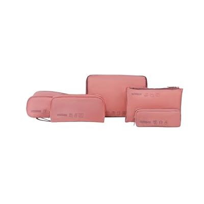 American Tourister Packing Cube Set 5 Pieces Travel Organiser & Suitcase Organiser for Clothes, Shoes and Accessories, Luggage Organiser for Suitcases and Carry-on, Purple/Pink American Tourister Packing Cube Set 5 Pieces Travel Organiser & Suitcase Organiser for Clothes, Shoes and Accessories, Luggage Organiser for Suitcases and Carry-on, Purple/Pink