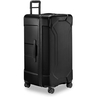 Briggs & Riley 81cm Extra Large Trunk Spinner Hold Luggage for Travel, Suitcases with Wheels, Hardside Rolling Bag for Men & Women, Self-Repairing Zipper Torq Collection, Stealth Black Briggs & Riley 81cm Extra Large Trunk Spinner Hold Luggage for Travel, Suitcases with Wheels, Hardside Rolling Bag for Men & Women, Self-Repairing Zipper Torq Collection, Stealth Black
