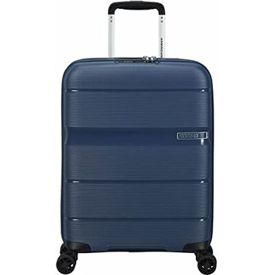 American Tourister Linex Luggage- Carry-On Luggage, S (55 cm 34 L), Blue (Deep Navy) American Tourister Linex Luggage- Carry-On Luggage, S (55 cm 34 L), Blue (Deep Navy)
