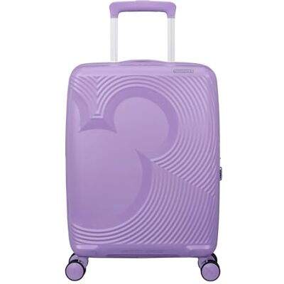 American Tourister Mickey Magic Carry-on Suitcase 55 x 40 x 20/23 cm Hard Shell Cabin Trolley for Ryanair, easyJet & Most Airlines, 37/44 L, Mickey Soft Lilac American Tourister Mickey Magic Carry-on Suitcase 55 x 40 x 20/23 cm Hard Shell Cabin Trolley for Ryanair, easyJet & Most Airlines, 37/44 L, Mickey Soft Lilac
