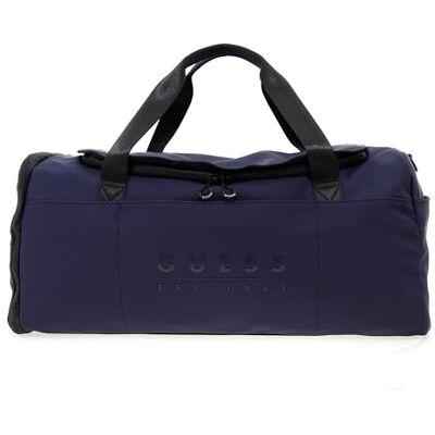 GUESS Men Sondrio Duffle Bag, Dark Blue, One Size GUESS Men Sondrio Duffle Bag, Dark Blue, One Size