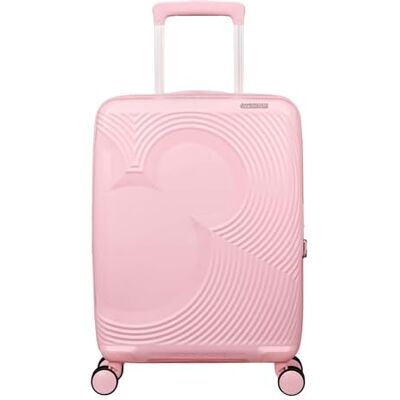 American Tourister Mickey Magic Carry-on Suitcase 55 x 40 x 20/23 cm Hard Shell Cabin Trolley for Ryanair, easyJet & Most Airlines, 37/44 L, Mickey Pastel Pink American Tourister Mickey Magic Carry-on Suitcase 55 x 40 x 20/23 cm Hard Shell Cabin Trolley for Ryanair, easyJet & Most Airlines, 37/44 L, Mickey Pastel Pink