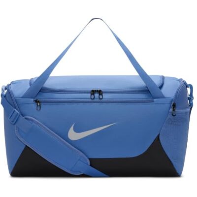 Nike Unisex Brsla S X Duffel, Indigo Storm/Black/Reflect Sil, One Size Nike Unisex Brsla S X Duffel, Indigo Storm/Black/Reflect Sil, One Size