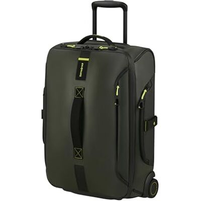 Samsonite Paradiver Light Wheeled Duffle Bag (55 cm), Small, Hand Luggage, Water-Repellent, Lightweight, 48.5L, Green (Jungle Green) Samsonite Paradiver Light Wheeled Duffle Bag (55 cm), Small, Hand Luggage, Water-Repellent, Lightweight, 48.5L, Green (Jungle Green)