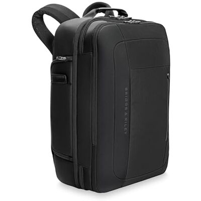 Briggs & Riley Large Convertible Backpack Duffle Bag Carry On for Men & Women, Use for Travel, Gym, or Work, Overnight Weekend Luggage, Shoulder Strap, Laptop Compartment ZDX Collection, Black Briggs & Riley Large Convertible Backpack Duffle Bag Carry On for Men & Women, Use for Travel, Gym, or Work, Overnight Weekend Luggage, Shoulder Strap, Laptop Compartment ZDX Collection, Black