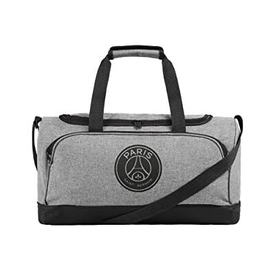 FOCO Official Paris Saint Germain FC Football Grey Travel Holdall Duffle Bag FOCO Official Paris Saint Germain FC Football Grey Travel Holdall Duffle Bag