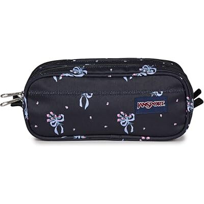 JANSPORT Large Accessory Pouch – Spacious Zip Organizer for Everyday Essentials, 2.5 L Capacity, 28 x 14 x 9 cm Pastel Petal Black JANSPORT Large Accessory Pouch – Spacious Zip Organizer for Everyday Essentials, 2.5 L Capacity, 28 x 14 x 9 cm Pastel Petal Black