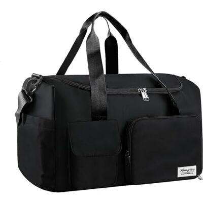 Lychico Large Sports Duffle Bag with Shoe Compartment, Waterproof Gym Bag for Men & Women, Multi-Compartment Holdall for Travel, Work, Overnight Lychico Large Sports Duffle Bag with Shoe Compartment, Waterproof Gym Bag for Men & Women, Multi-Compartment Holdall for Travel, Work, Overnight