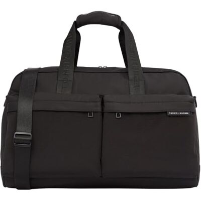 Tommy Hilfiger Men’s Element Repreve Duffle Bag, Black (Black), One Size Tommy Hilfiger Men’s Element Repreve Duffle Bag, Black (Black), One Size