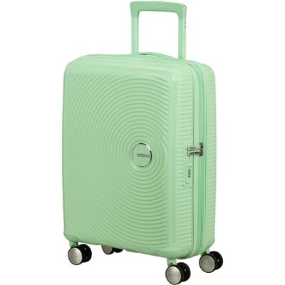 American Tourister Soundbox Hand Luggage Suitcase 55 x 40 x 20/23 cm Hard Shell Cabin Trolley for EasyJet & Most Airlines, Expandable, 35.5/41L, Pastel Green (Pastel Green) American Tourister Soundbox Hand Luggage Suitcase 55 x 40 x 20/23 cm Hard Shell Cabin Trolley for EasyJet & Most Airlines, Expandable, 35.5/41L, Pastel Green (Pastel Green)