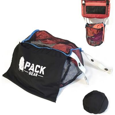 Pack Gear Travel Laundry Hamper" Add-On For Backpack Organizers Pack Gear Travel Laundry Hamper" Add-On For Backpack Organizers