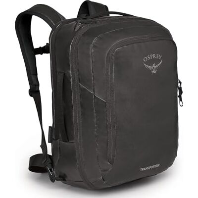 Osprey Europe Transporter Global Carry-On Unisex Duffel Bag Black O/S, 10003349 Osprey Europe Transporter Global Carry-On Unisex Duffel Bag Black O/S, 10003349