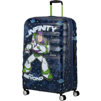 American Tourister Wavebreaker Disney Mickey Mouse Carry-On Suitcase 55 cm, Hardshell Spinner, Cabin Trolley for Ryanair & Most Airlines Mickey Super Surfer American Tourister Wavebreaker Disney Mickey Mouse Carry-On Suitcase 55 cm, Hardshell Spinner, Cabin Trolley for Ryanair & Most Airlines Mickey Super Surfer