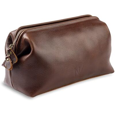 NV Holders Premium Genuine Leather Toiletry Bag for Men The Ultimate Travel Dopp Kit and Hygiene Organizer, Perfect Men's Toiletry Travel Bag, Brown, Genuine Leather Toiletry Bag NV Holders Premium Genuine Leather Toiletry Bag for Men The Ultimate Travel Dopp Kit and Hygiene Organizer, Perfect Men's Toiletry Travel Bag, Brown, Genuine Leather Toiletry Bag