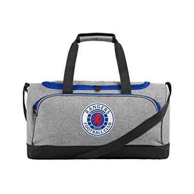 FOCO Officially Licensed Rangers FC Football Grey Travel Holdall Duffle Bag FOCO Officially Licensed Rangers FC Football Grey Travel Holdall Duffle Bag