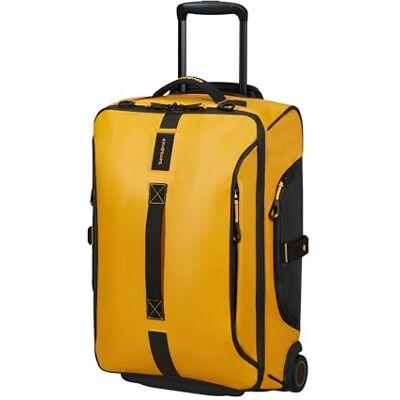 Samsonite Paradiver Light Wheeled Duffle Bag (55 cm), Small, Hand Luggage, Water-Repellent, Lightweight, 48.5L, Yellow (Yellow) Samsonite Paradiver Light Wheeled Duffle Bag (55 cm), Small, Hand Luggage, Water-Repellent, Lightweight, 48.5L, Yellow (Yellow)
