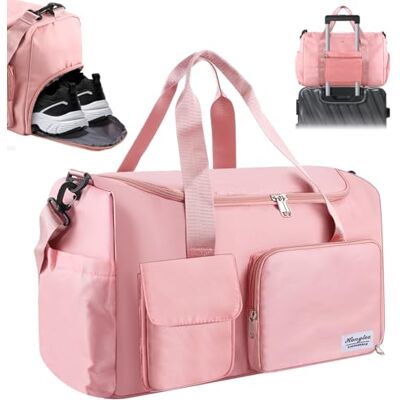 Lychico Large Sports Duffle Bag with Shoe Compartment, Waterproof Gym Bag for Men & Women, Multi-Compartment Holdall for Travel, Work, Overnight Lychico Large Sports Duffle Bag with Shoe Compartment, Waterproof Gym Bag for Men & Women, Multi-Compartment Holdall for Travel, Work, Overnight