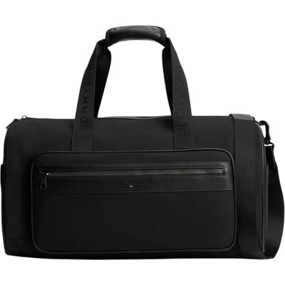 Tommy Hilfiger Men Th Repreve Duffle AM0AM14447 Duffle Bag, BLACK, One Size Tommy Hilfiger Men Th Repreve Duffle AM0AM14447 Duffle Bag, BLACK, One Size