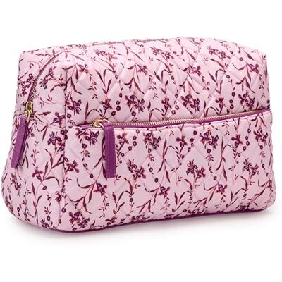 Amazon Essentials Women's Quilted Travel Makeup Bag Amazon Essentials Women's Quilted Travel Makeup Bag