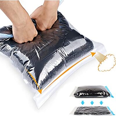 ALMING Compression Bags Travel Accessories 10 Pack Space Saver Bags No Vacuum or Pump Needed Vacuum Storage Bags for Travel Essentials Home Packing-Organizers (Blue) ALMING Compression Bags Travel Accessories 10 Pack Space Saver Bags No Vacuum or Pump Needed Vacuum Storage Bags for Travel Essentials Home Packing-Organizers (Blue)