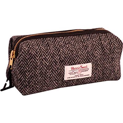 Vagabond Bags Ltd Harris Tweed Herringbone Overnight Boxy Bag Vagabond Bags Ltd Harris Tweed Herringbone Overnight Boxy Bag