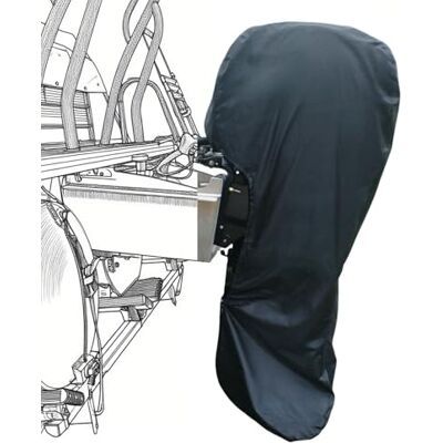 SeaSierra Boat Marine Outboard Motor Cover for Mercury Yamaha Honda 5 8 9.9 15 20 HP Heavy Duty Hood Engines Full Cowling Protector Oxford Fabric with PVC Coating SeaSierra Boat Marine Outboard Motor Cover for Mercury Yamaha Honda 5 8 9.9 15 20 HP Heavy Duty Hood Engines Full Cowling Protector Oxford Fabric with PVC Coating
