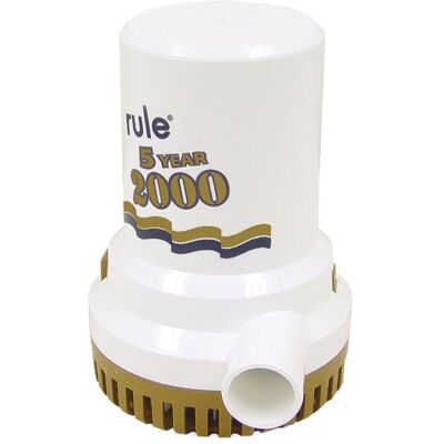 Rule 09, 2000 GPH Gold Series Bilge Pump Rule 09, 2000 GPH Gold Series Bilge Pump