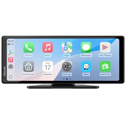 CARPURIDE Portable Car Stereo, V92 Wireless Carplay & Android Auto, 10.26 Inch 1080P HD Touch Screen Radio with BT 5.0, Mirror Link Support Truck RV Dash Mount CARPURIDE Portable Car Stereo, V92 Wireless Carplay & Android Auto, 10.26 Inch 1080P HD Touch Screen Radio with BT 5.0, Mirror Link Support Truck RV Dash Mount